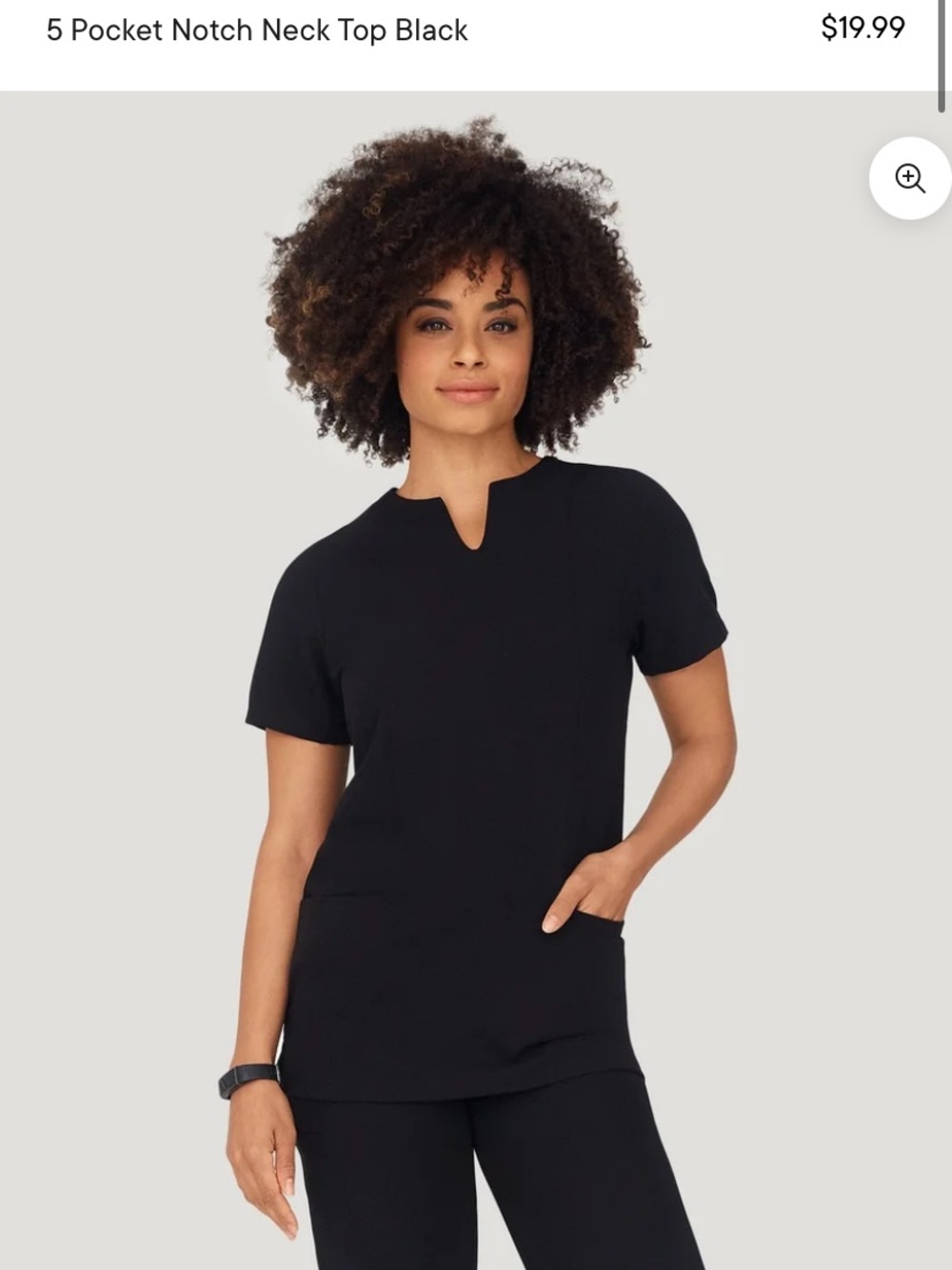 Mandala scrub top
